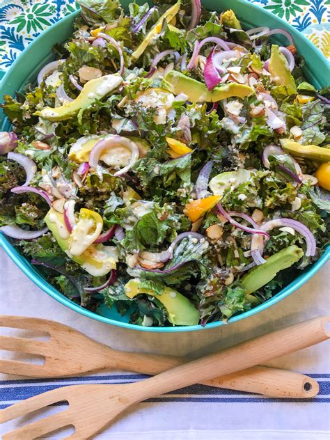 Kale Salad With Lemon Tahini Dressing — 86 Eats