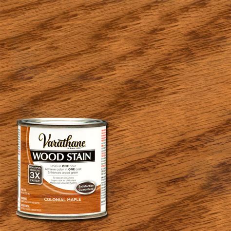 Varathane 12 Pt Colonial Maple Wood Stain 266271 The Home Depot