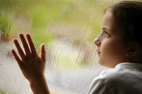 Rainy Day Window Stock Image Image Of Look Wishing Water 5338047