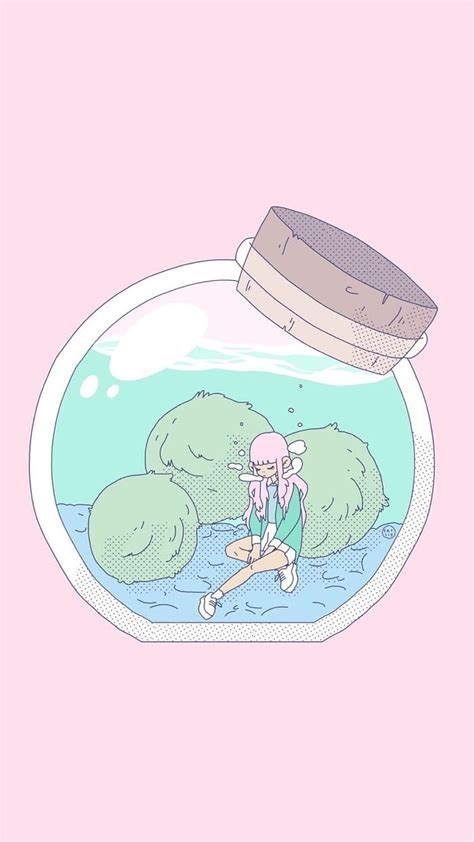 Aesthetic Girl Drawing Pastel Kawaii Aesthetic Hd Phone Wallpaper Pxfuel