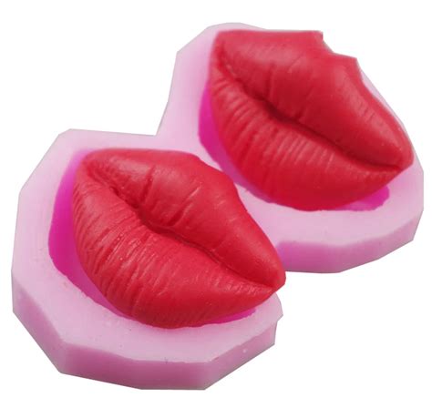 Free Shipping Two Sex Lips Cooking Tools Fondant Diy Cake Silicone