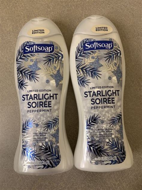 3x softsoap limited edition starlight soiree peppermint body wash 20 fl oz c15 for sale online