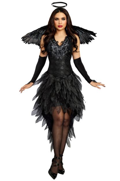 Sexy Angel Costume For Adults Dark Angel Halloween Costumes