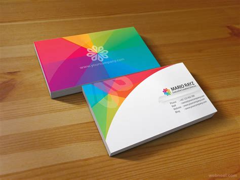 30 Colorful Business Card Design Examples For Your Inspiration