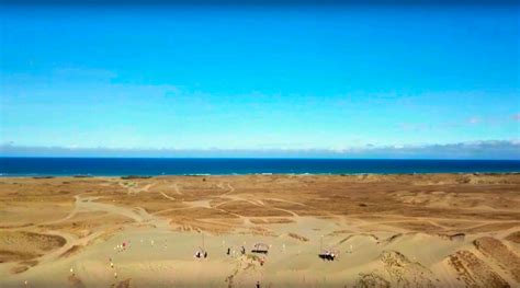 Video Sand Dunes In The Philippines Aerial View