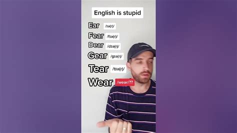 English Makes No Sense Sometimes Youtube