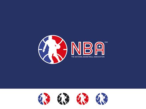 Nba Rebrand Logo By Carsten Greif Nba Basketball Basketballlogo Rebrand