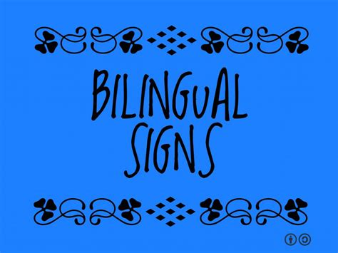 Bilingual Signs