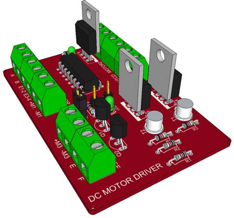 Dc Motor Driver Using L293d Electronics Projects Arduino Projects