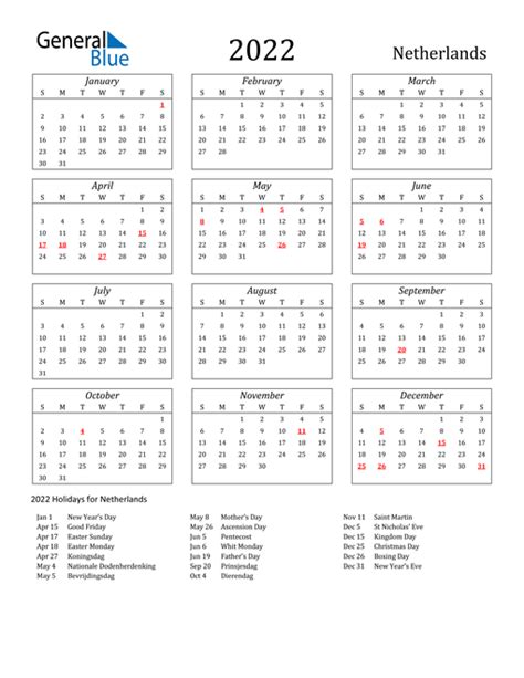Kalender 2022 Nederlands Images