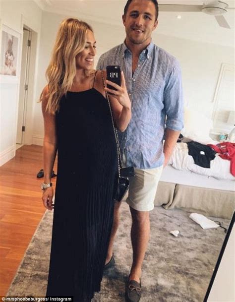 Sam Burgess Declares Ongoing Love For Pregnant Wife Phoebe Burgess Daily Mail Online