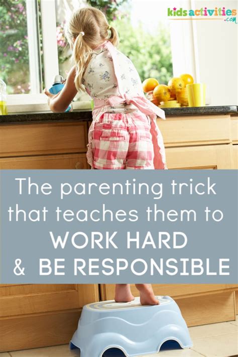 Teach Your Child Responsibility And Work Ethic Kids Activities Blog