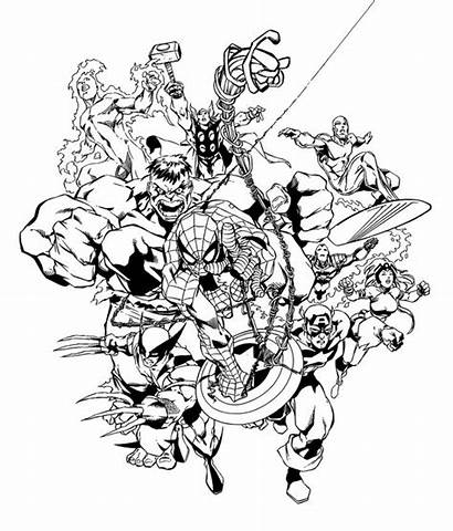 Marvel Coloring Pages Superhero Clipartmag