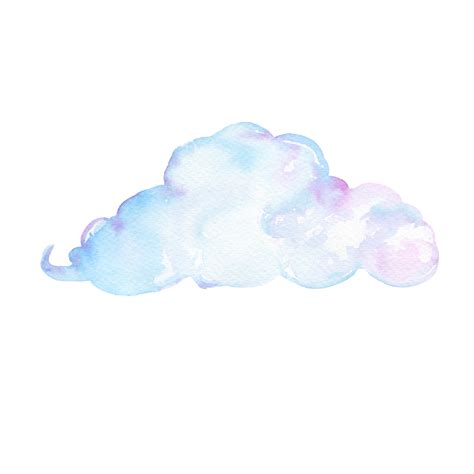 ftestickers watercolor cloud aesthetic colorful pastelc... png image