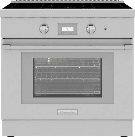 Thermador Pri36lbhu 36 Inch Freestanding Induction Smart Range With 5 Elements 4 9 Cu Ft Oven