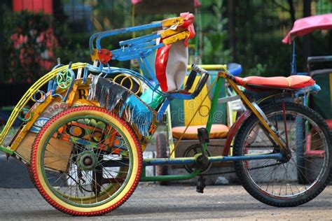 Traditional Transportation Of Indonesia Stock Image Image Of