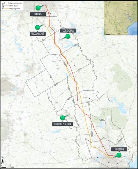 Possible Routes Stops Unveiled For Dallas Houston High Speed Rail