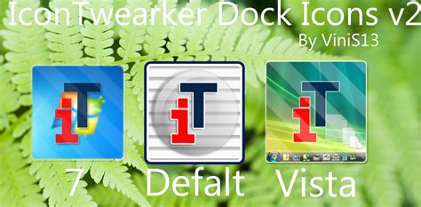Icontweaker Dock Icons V2 By Vinis13 On Deviantart