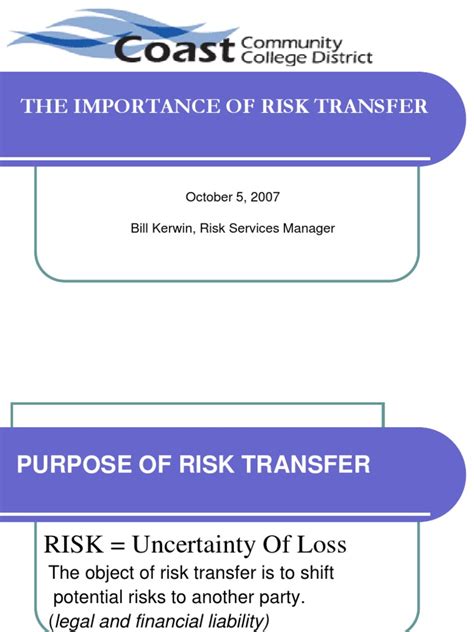Contractual Risk Transfer Pdf Indemnity Insurance