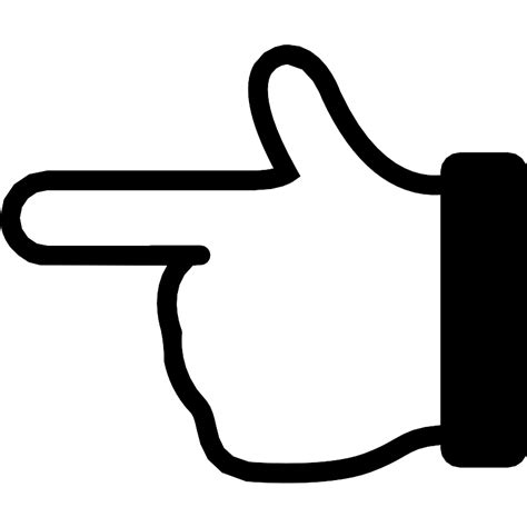 Hand With Finger Pointing To The Left Vector Svg Icon Svg Repo