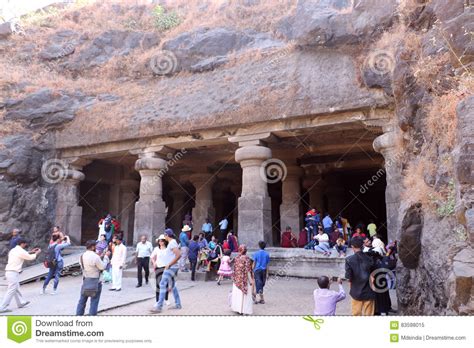 Elephanta Caves Mumbai Editorial Image Image Of History 83598015