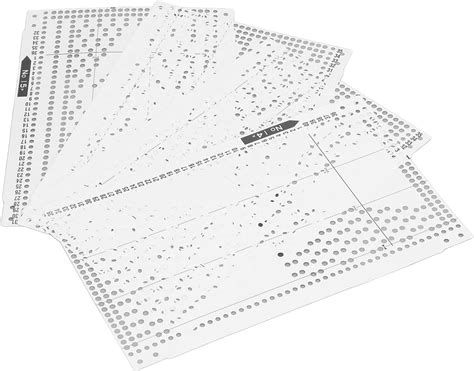 15pcs knitting machine punch card 24 stitch pre punched card kit roll stitches punch card diy
