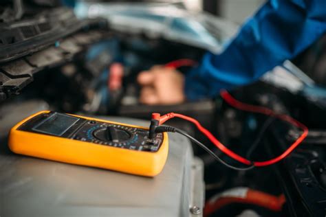 Set the device to read dc (direct current) voltage. How to Test a Car Battery with a Multimeter - In The ...