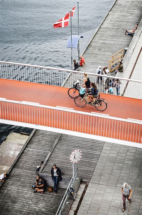 The Bicycle Snake Bicycle Bridge Copenhagen Denmark Competition