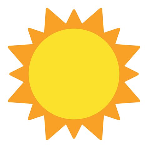Animated Sun Icon Vector In White Background 7956515 Vector Art At Vecteezy