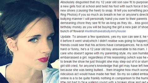 Mum Shames Bully Son In Viral Facebook Post News Com Au Australias Leading News Site