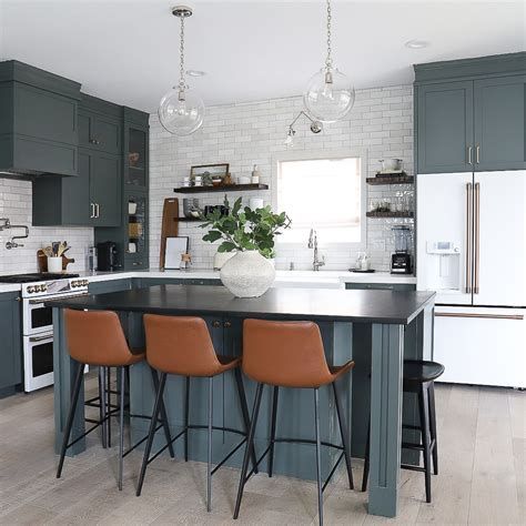 The Perfect Gray Green Cabinets Exist Semistories
