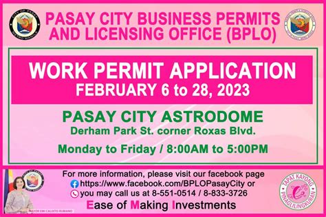Pasay Lgu To Start Accepting Work Permit Application Manila Bulletin