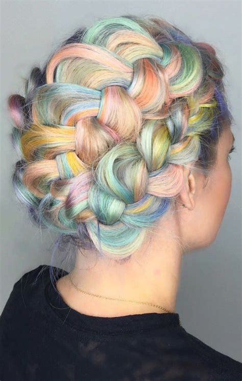 28 Rainbow Hair Colors Ideas Hair Styles Wild Hair Hair Trends