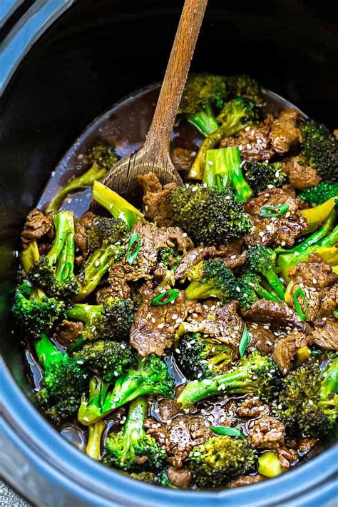 Chinese Beef And Broccoli Slow Cooker Broccoli Walls
