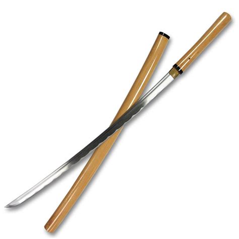 Natural Wood Hand Forged Shirasaya Handmade Japanese Sword Wooden