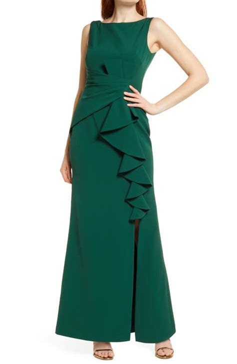 Semi Formal Emerald Green Dress