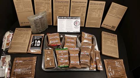 2016 24 Hour Mre Review Military Food Rations Taste Test Meal Ready To