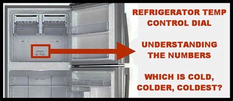 Changing the freezer settings won't really make a difference the chiller control is on the warmest setting and the refrigerator temp is set at 43. Refrigerator Temperature Control Dial - What Do The ...