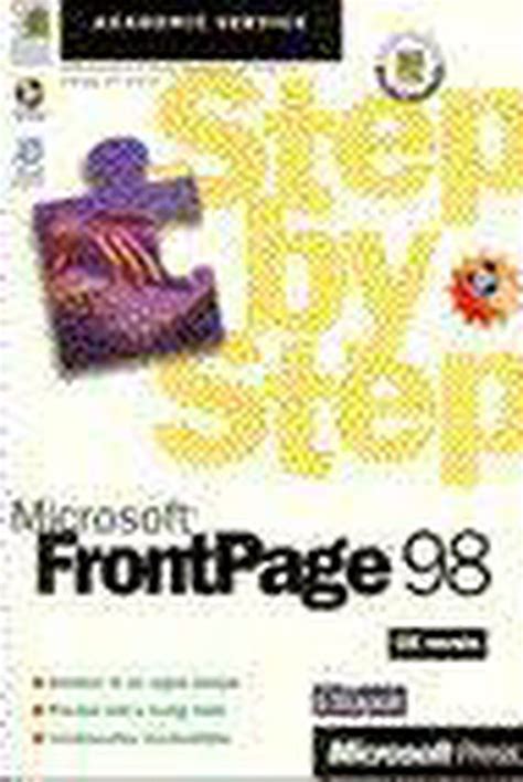 Microsoft Frontpage 98 Step By Step Catapult 9789039507544 Boeken