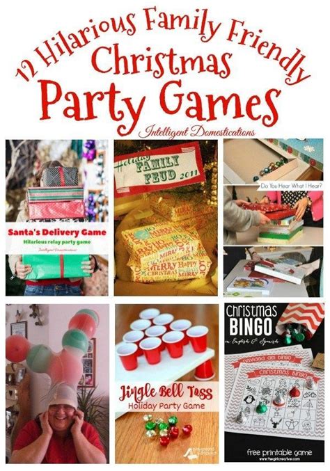 12 Hilarious Christmas Party Games Fun Christmas Party Games Christmas Party Activities