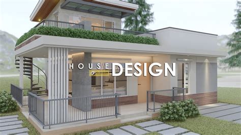 House Design Bungalow House With Deck 1000m X 800m 119 Sqm 2