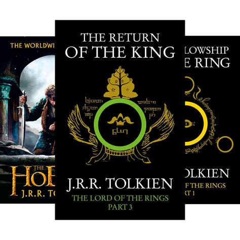 The Hobbit And Lord Of The Rings 4 Book Series By Jrr Tolkien