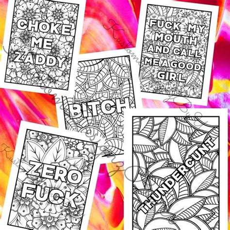 Gay Pride Stickers Putting Others First Swear Word Coloring Cute