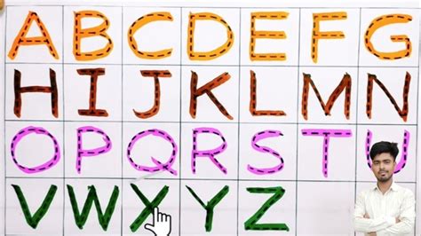 Abcd Capital Letters Abcd। English Alphabet Writing।a For Apple B For