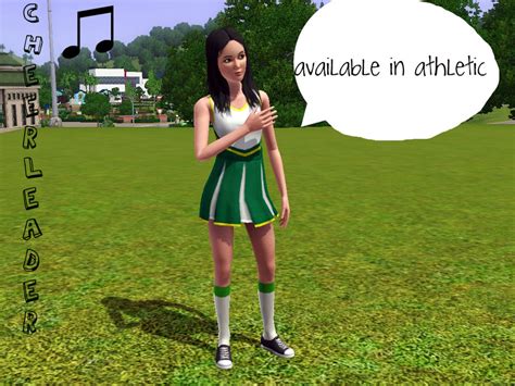 The Sims Resource Cheerleader Outfit Teens