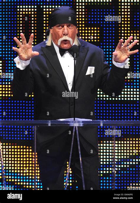New York Ny March Hulk Hogan Attends The Wwe Hall Of Fame