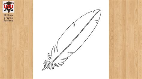Easy Feather Drawing Tutorial How To Draw A Feather Pencil Sketch