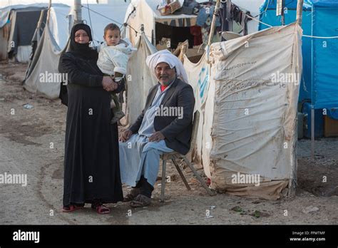 Displaced People In A Refugee Camp In Northern Iraq Stock Photo Alamy