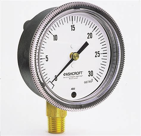 Ashcroft 1490 Low Pressure Gauge Kodiak Controls