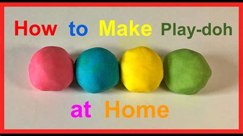 How To Make Playdough At Home No Cook Play Doh Diy Play Dough At